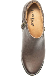 Halsa Footwear - Women's Devina Wedge Ankle Bootie