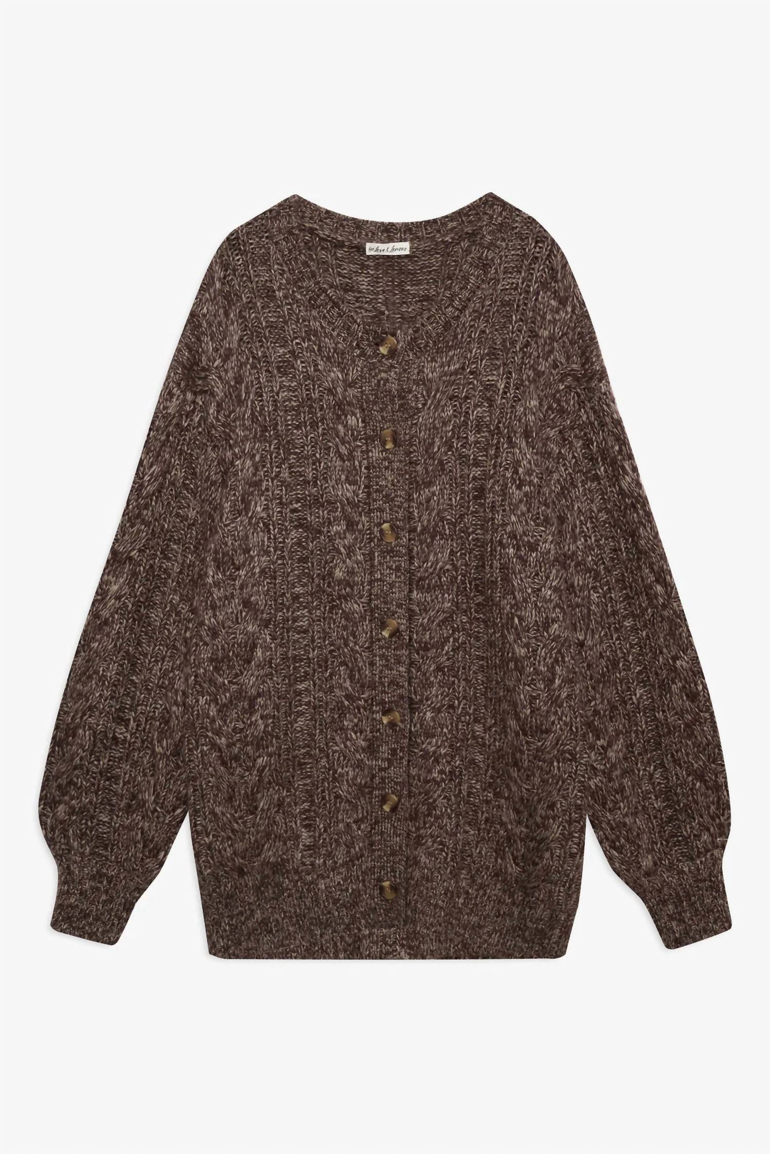 For Love & Lemons - Women's Knit Oversized Cardigan