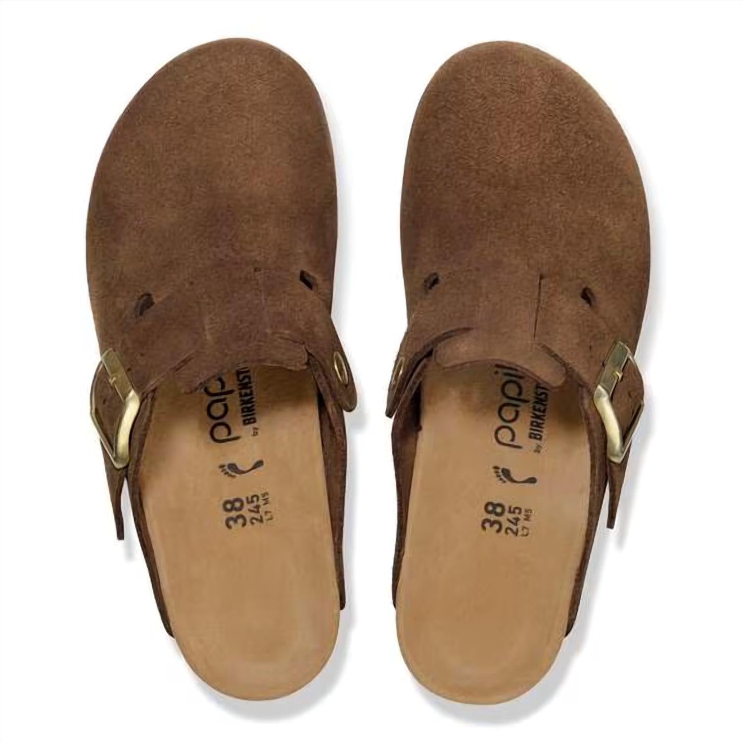 Birkenstock - Women's Fanny Suede Leather Wedge Clog