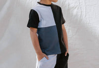 Miles The Label - Boy Colorblock Short Sleeve Top & Short Set