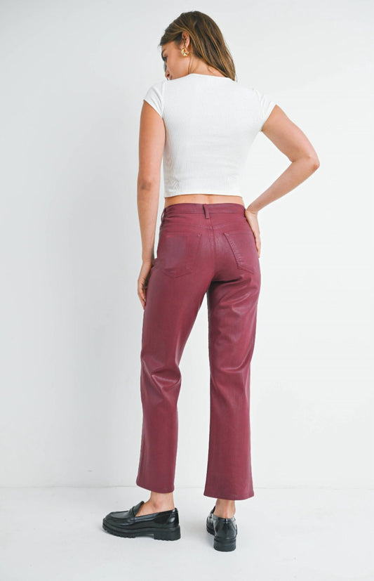 Just Black Denim - The Coated Straight Leg