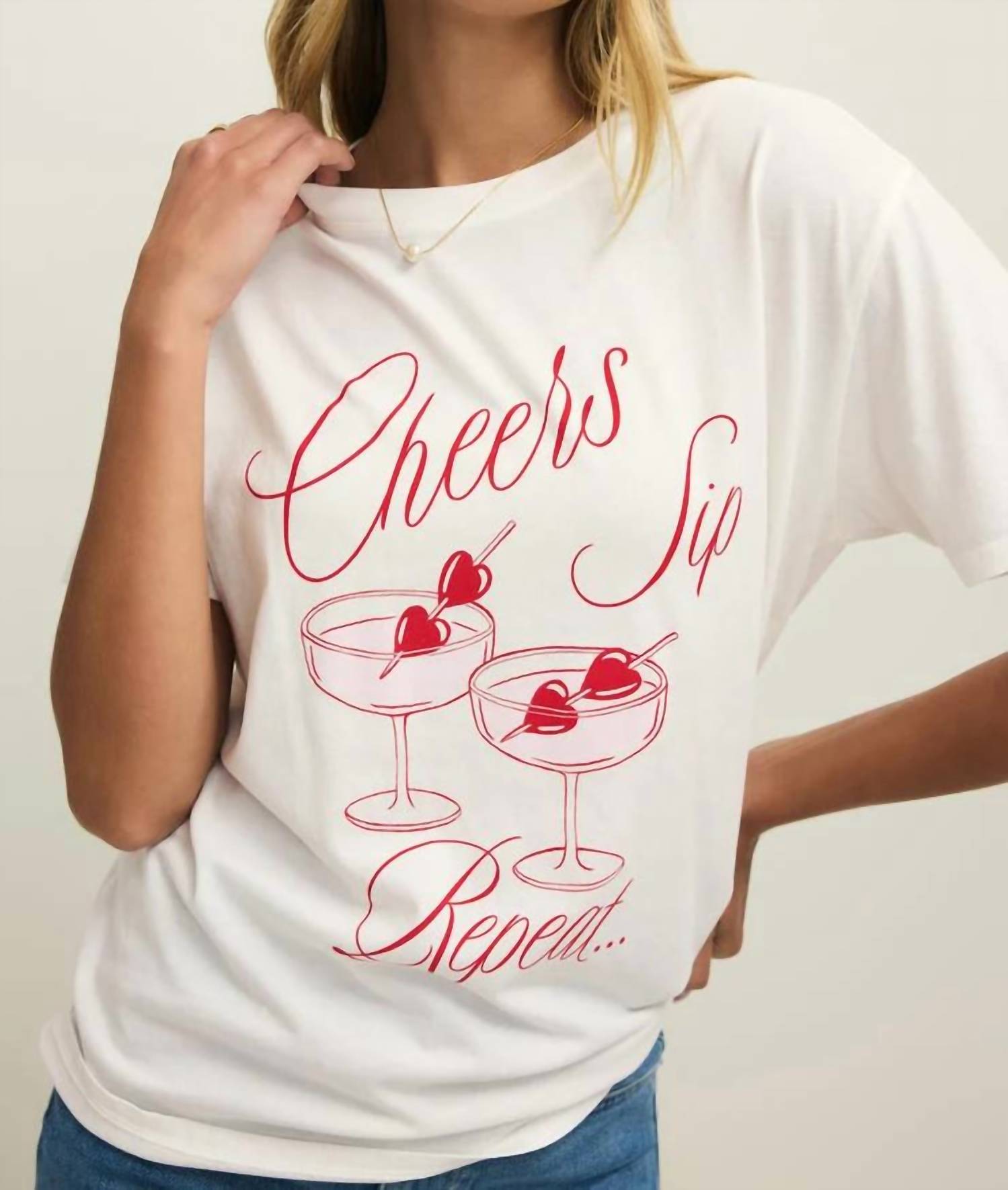 Z Supply - Cheers Boyfriend Tee