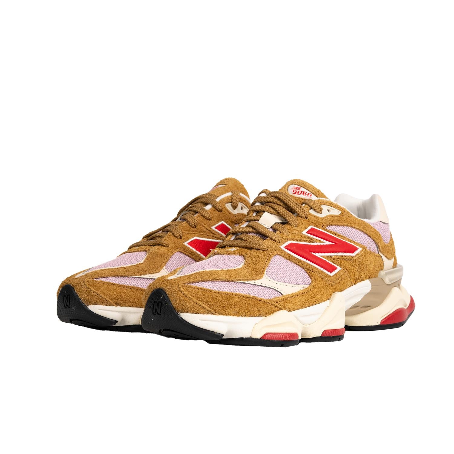 New Balance Men's 9060 Sneakers in beige pink - men's sneaker - detail view
