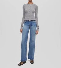 Re/Done - Mid Rise Wide Leg Jeans