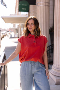 Wishlist - Aubrie Button Up Collared Shirt