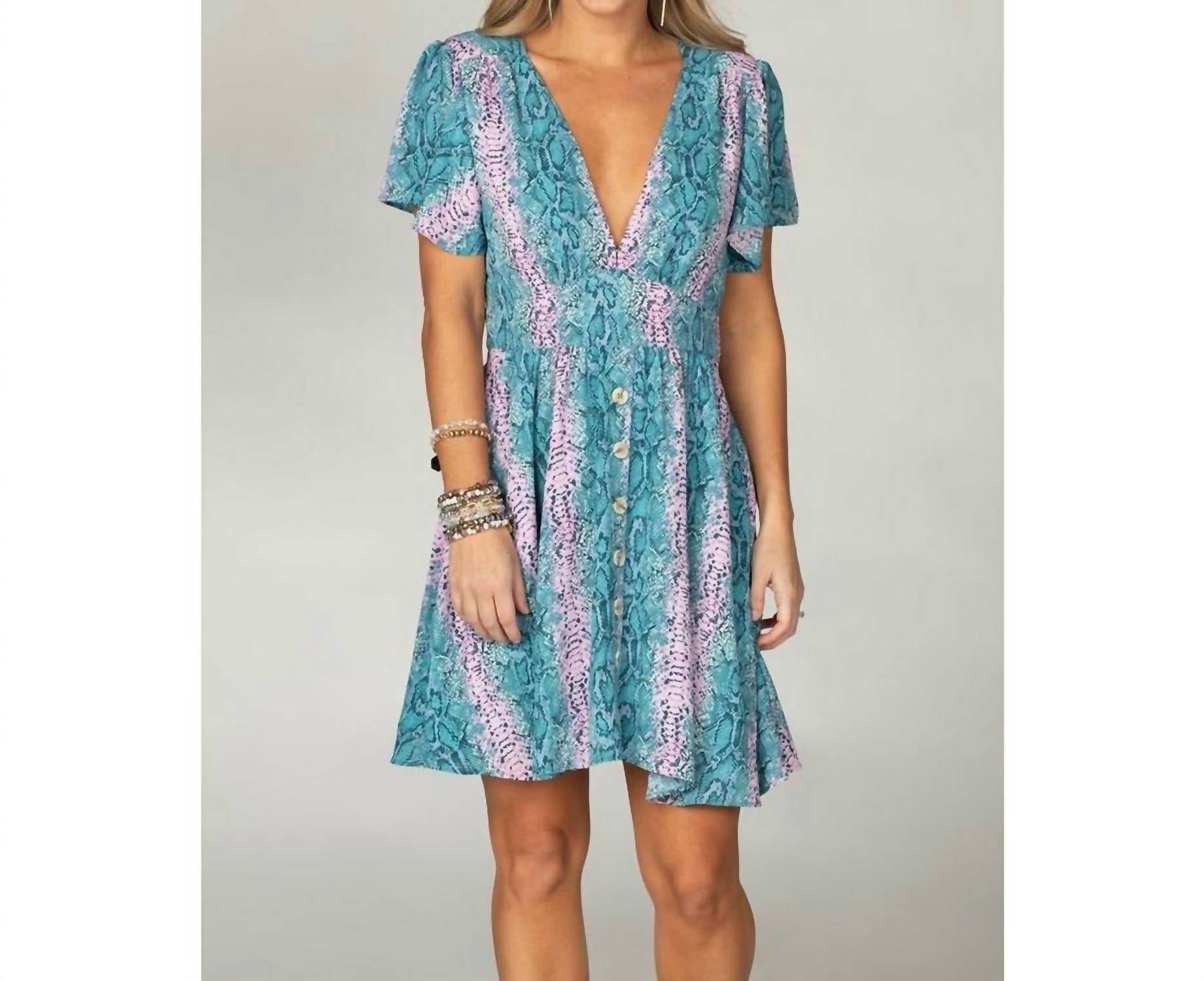Buddylove - Alba Ruffled Sleeve Mini Dress