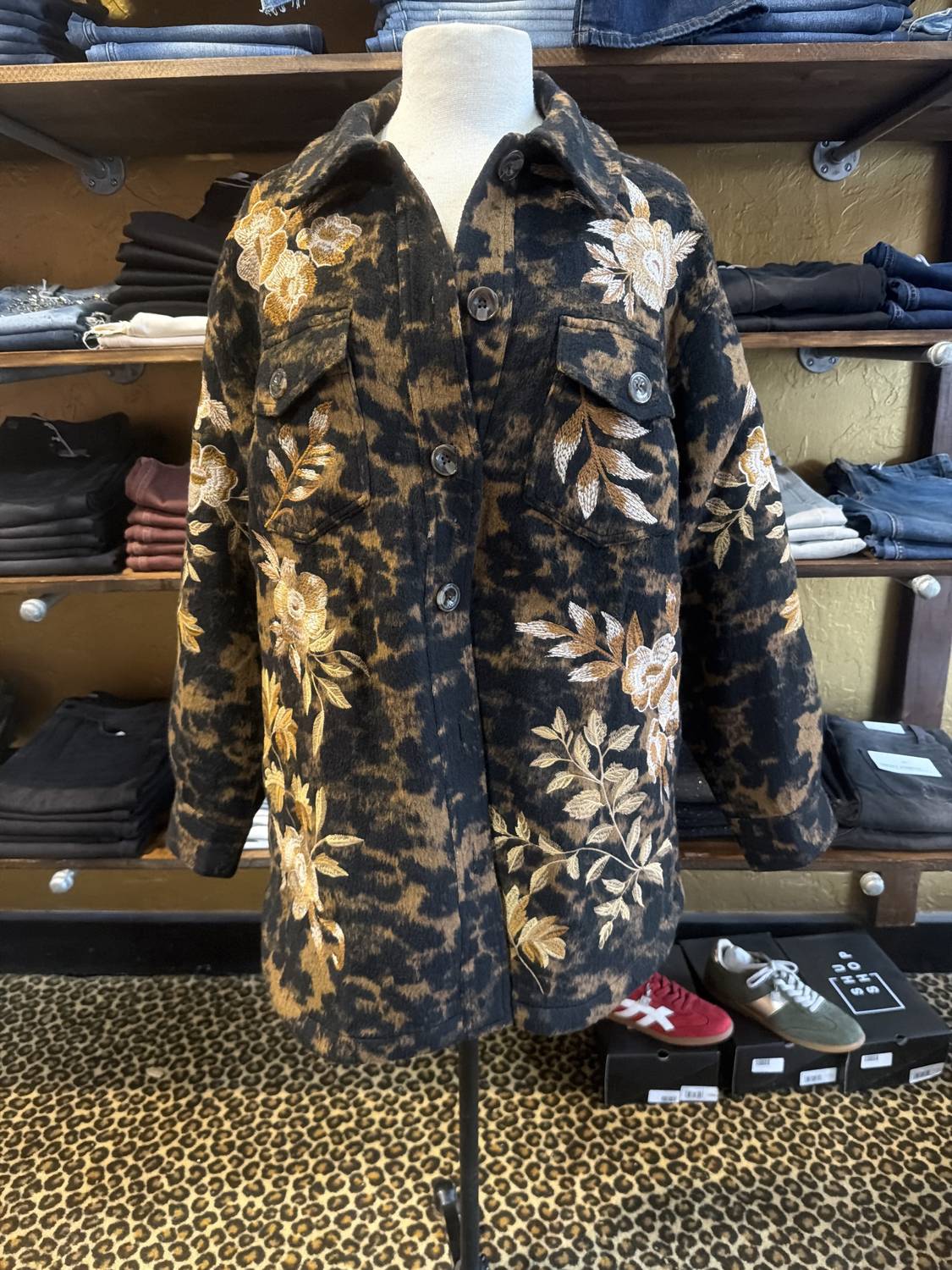 Johnny Was - Women's Miela oversized shirt jacket