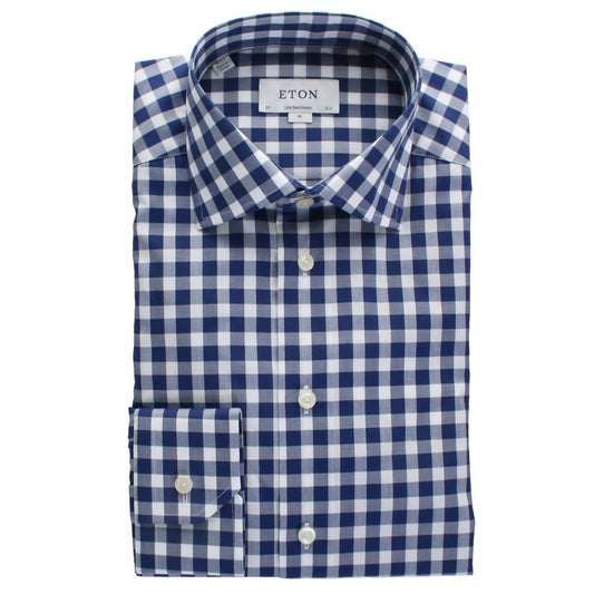 Eton - Men's Plaid Dress Shirt