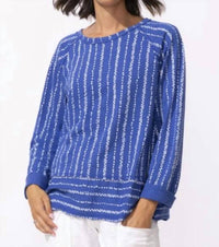 Escape By Habitat - Driftwood Stripe Lookout Pullover Sweatshirt