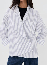 TWP New Earl Shirt in white midnight - women's shirt