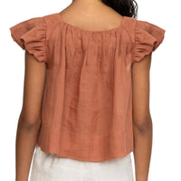 Sea - Risa Ramie w/ Poly Satin Tank Top