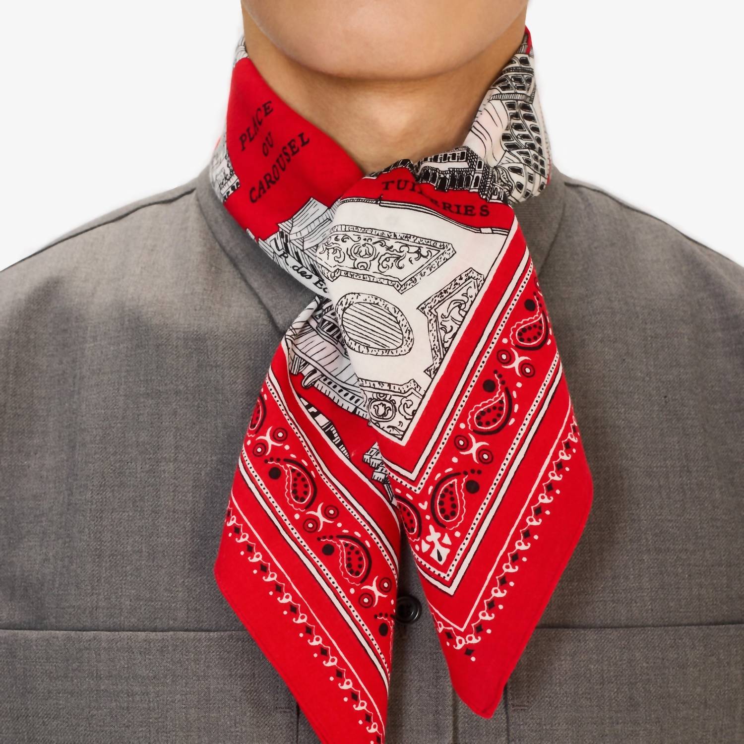 Inoui Editions - Women's Louvre 65 Square Scarf