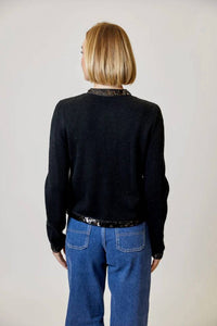 Design History - Sequin Trim Cardigan