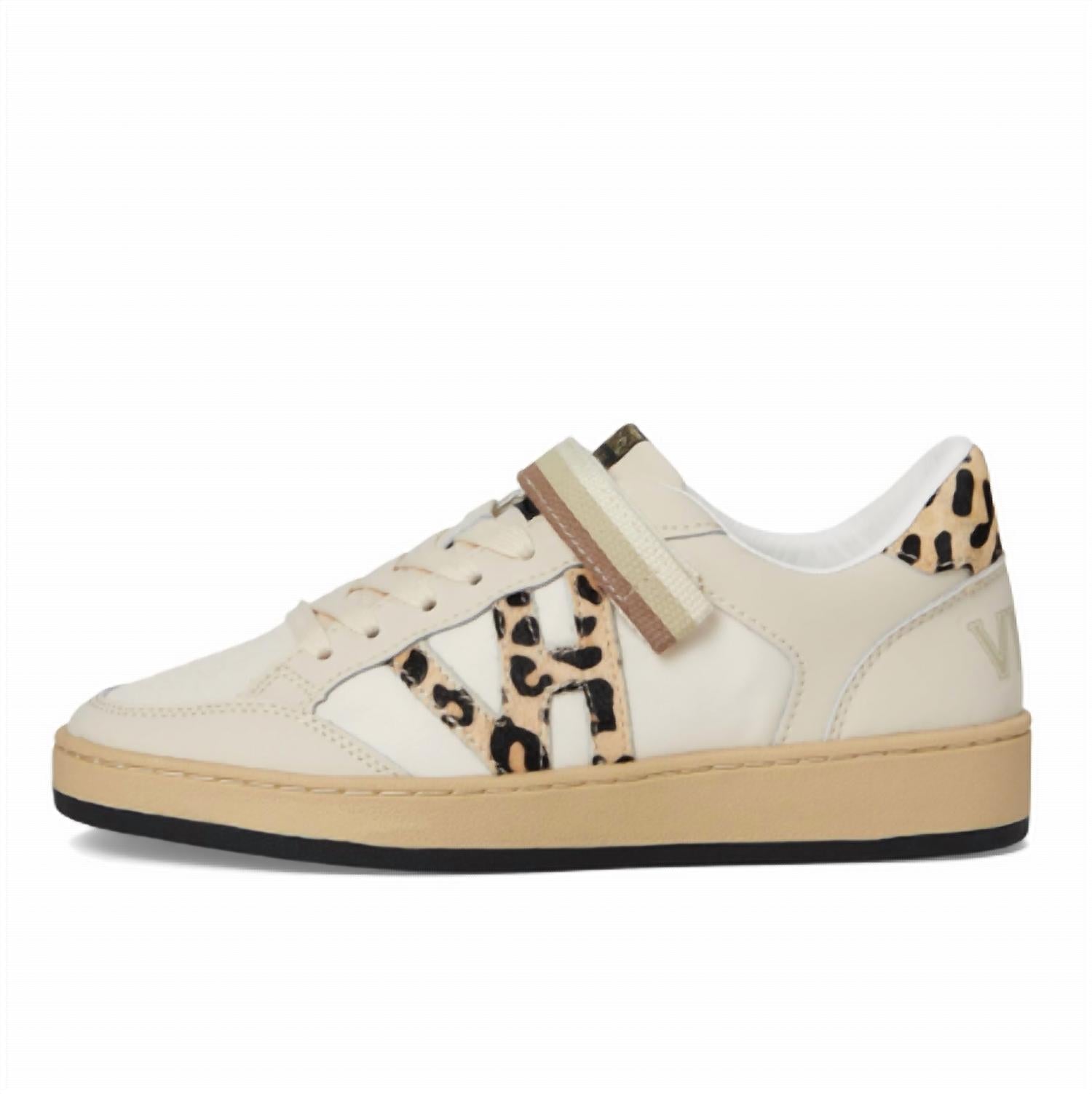 Vintage Havana Women's Next Leopard Low Top Sneaker in white multi - women's sneaker - alternate view