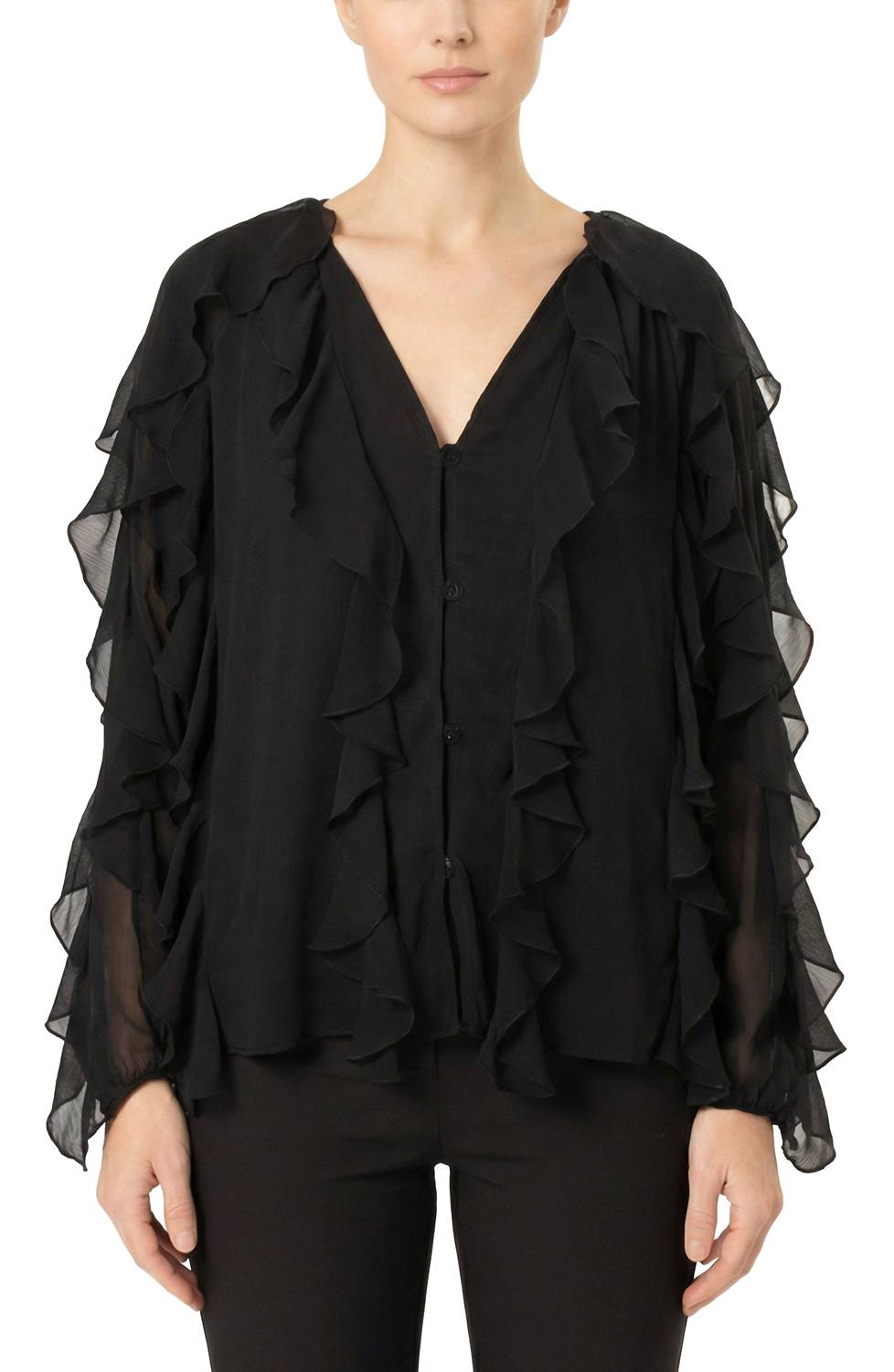 Area Stars - Women's Flyn Ruffle Blouse
