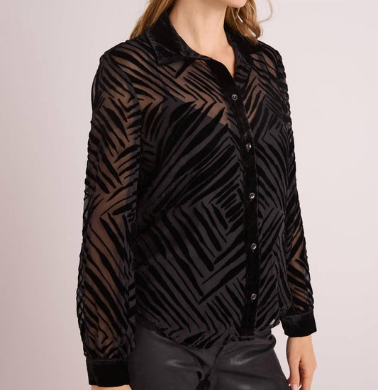 Bella Dahl - Contrast Button Down Shirt Top