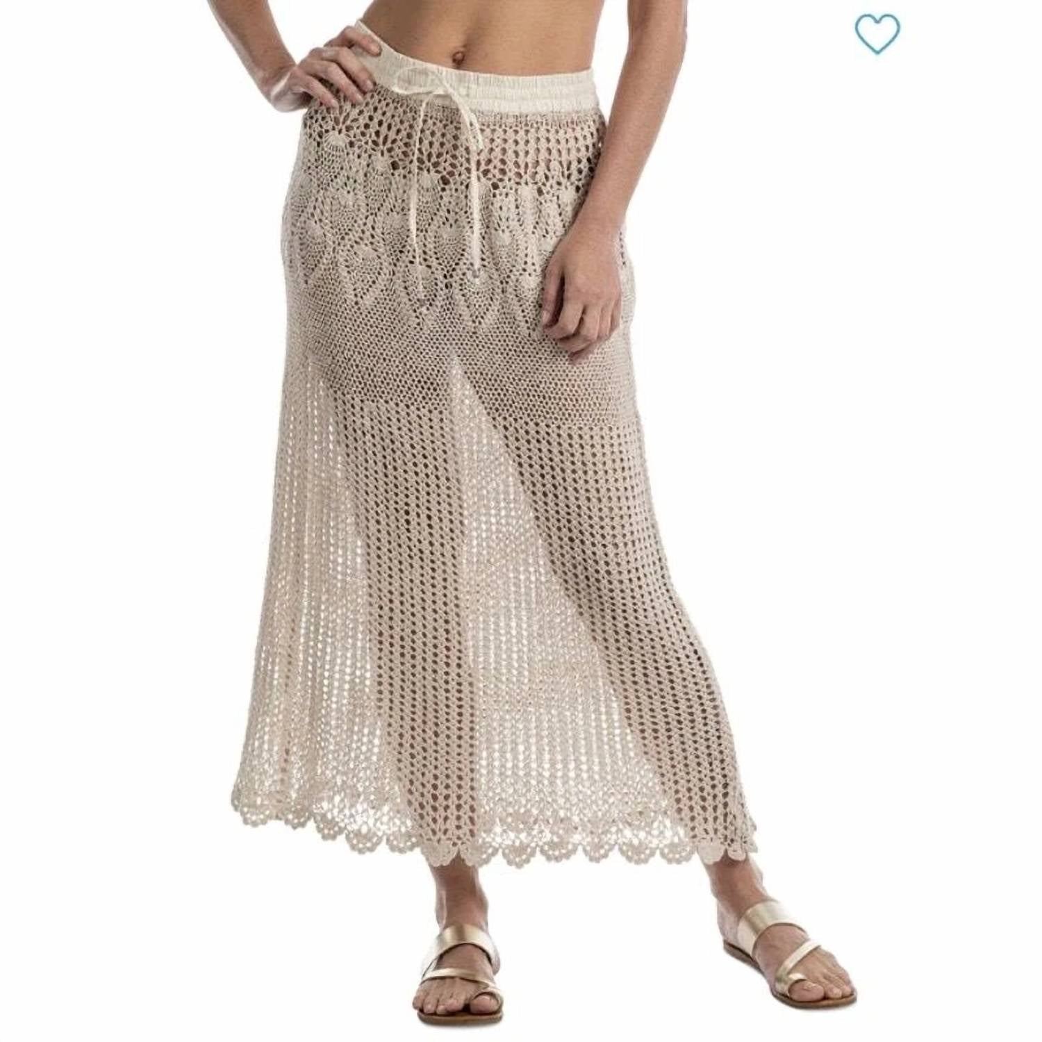 Dotti - Crochet Drawstring Maxi Skirt