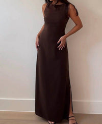 Et Clet - High Neck Maxi Dress