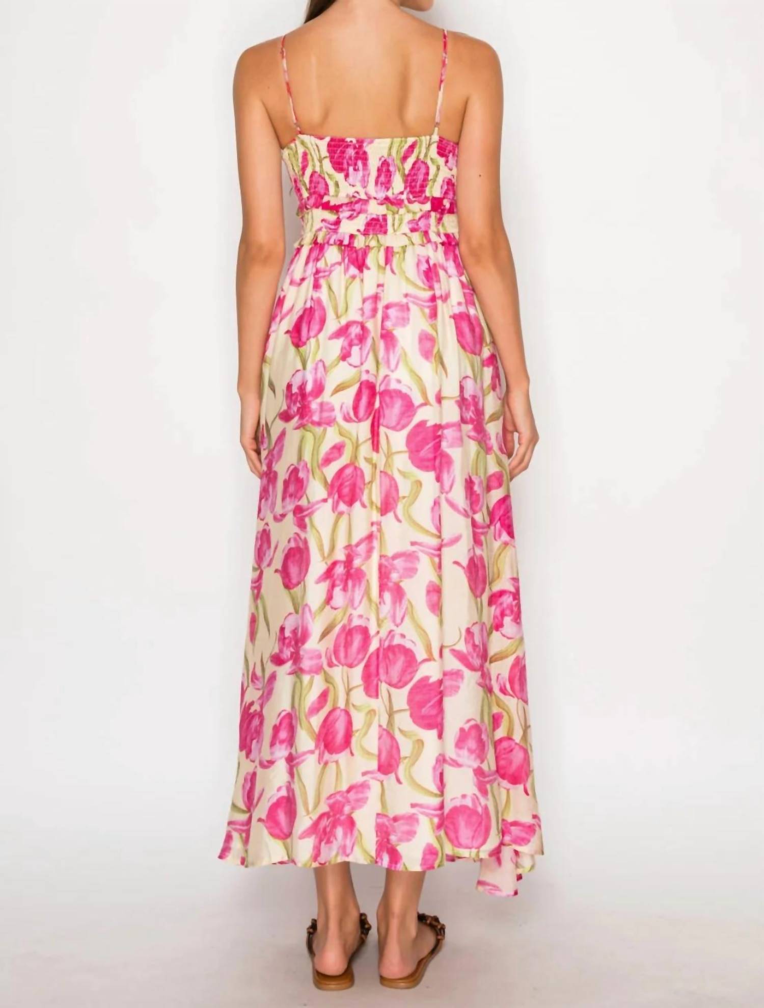 Meet Me In Santorini - Women's Lonian's Bloom Maxi Dress