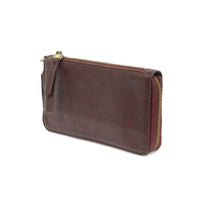 Joy Susan Women's Chloe Zip Wallet in wine - women's bag - detail view