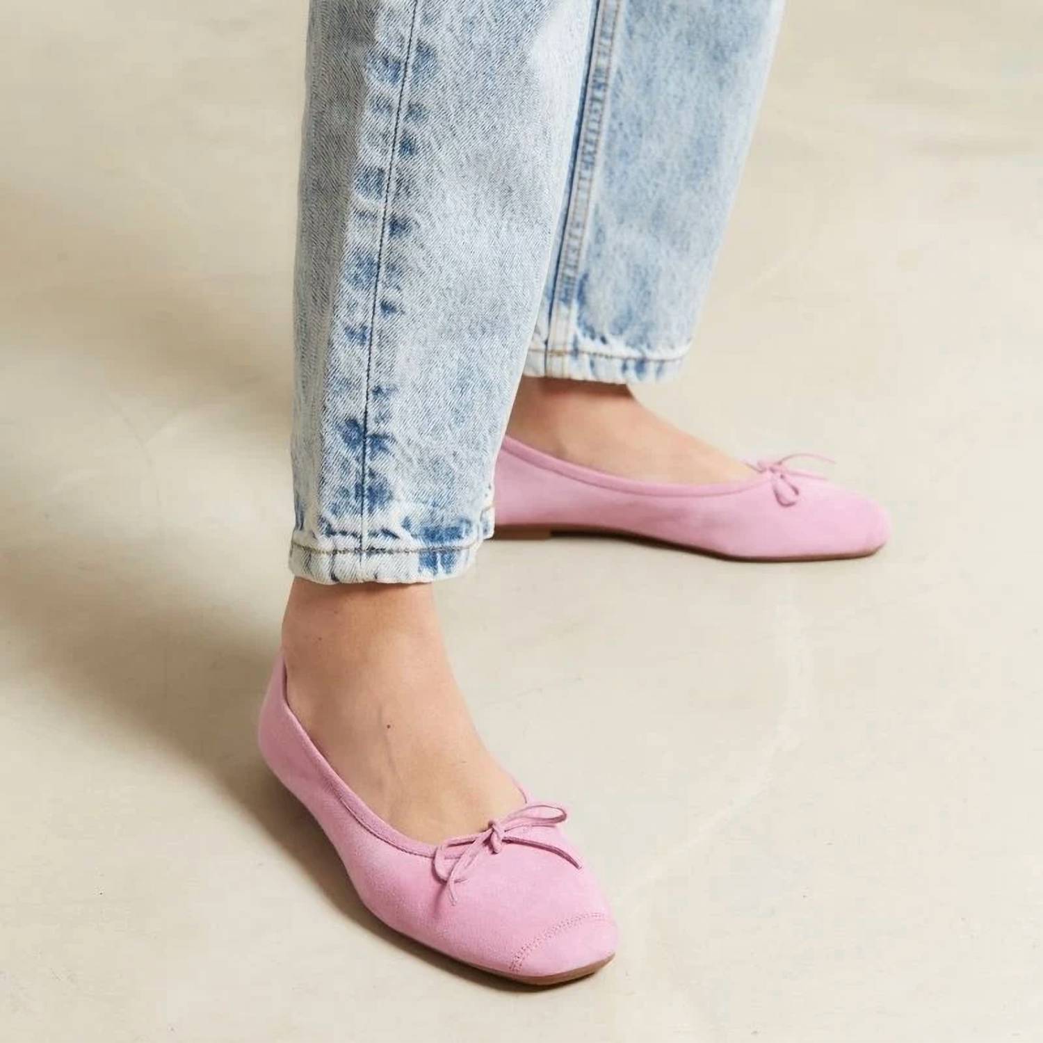 Reqins - Women's Ballerinas Harmony Suede Leather Flat