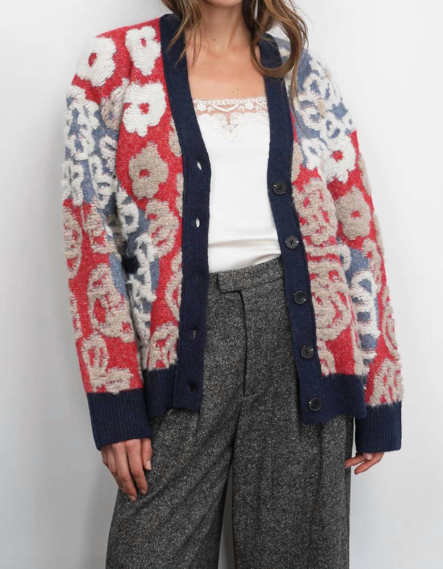 Greylin - Mina Floral Cardigan