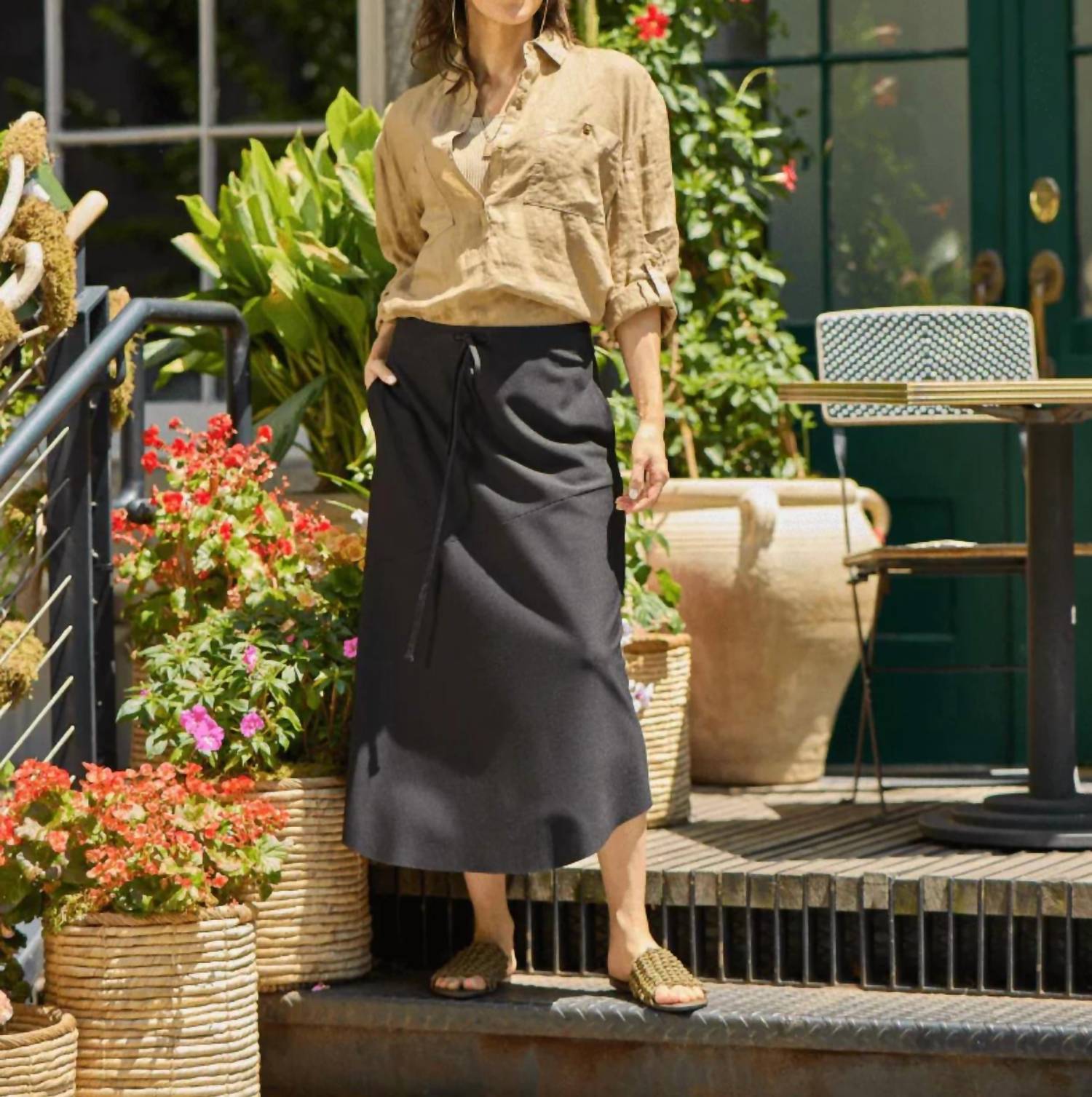 Lysse - Nora Drawstring Midi Skirt