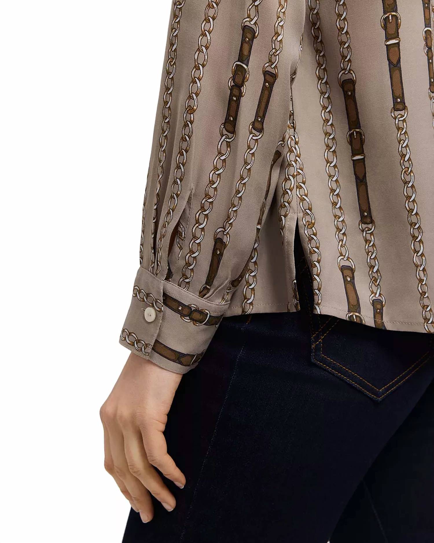 Foxcroft - Luna Chain Blouse