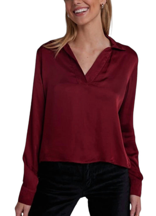 Bella Dahl - WIDE PLACKET PULLOVER TOP