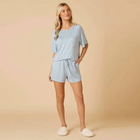 Softies - Slouchy Tee Top With Shorts Lounge Set