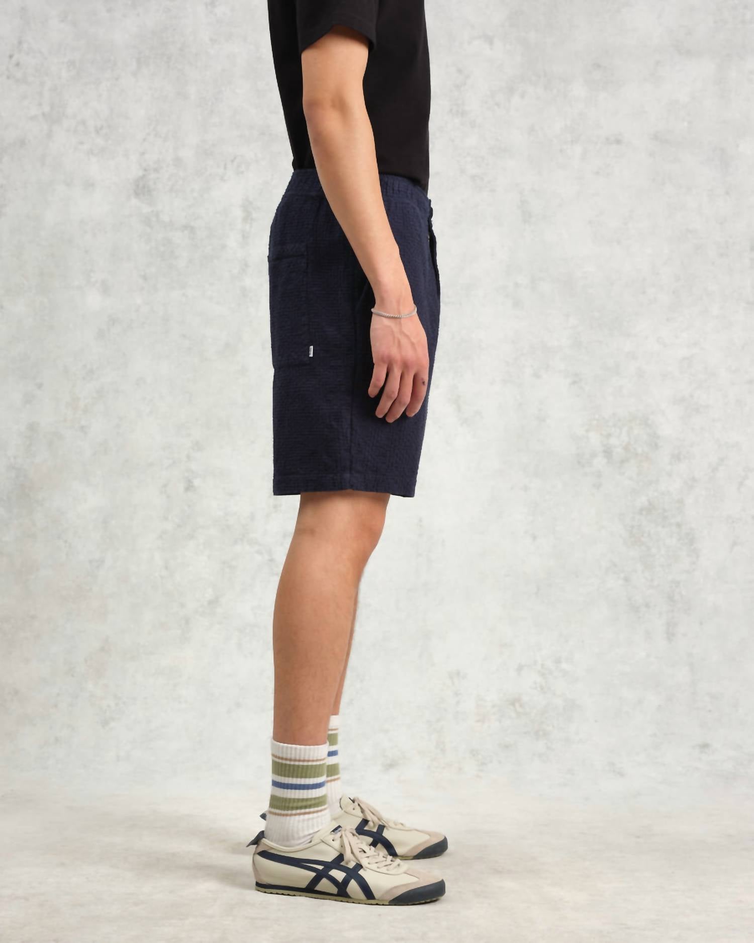 Wax London - Kurt Honeycomb Dobby Short
