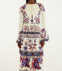 Farm Rio - Malu Winter Long Sleeve Maxi Dress