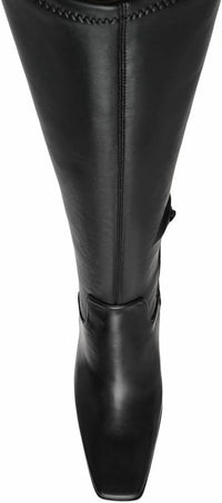 STEVE MADDEN Women's Lamarca Block-heel Stretch Dress Boots in black - women's shoe - view 4
