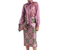 La Doublej - Floral-print Pencil Skirt