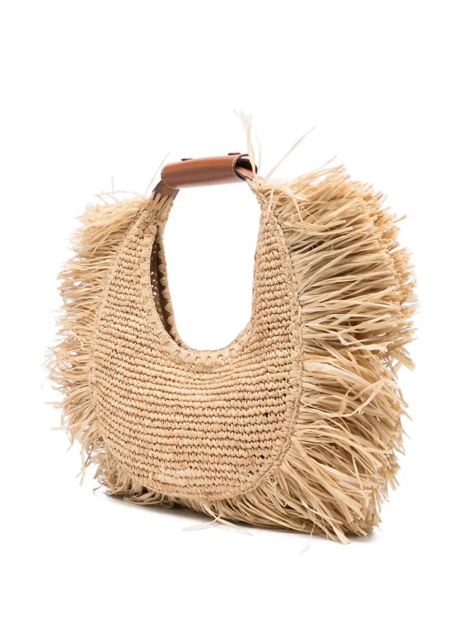 Staud - Women's Moon Raffia Tote Bag