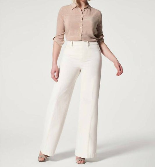 Spanx - Seamed Front Wide Leg Jeans