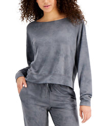 Jenni By Jennifer Moore - On Repeat Super Soft Crew Sleep Top