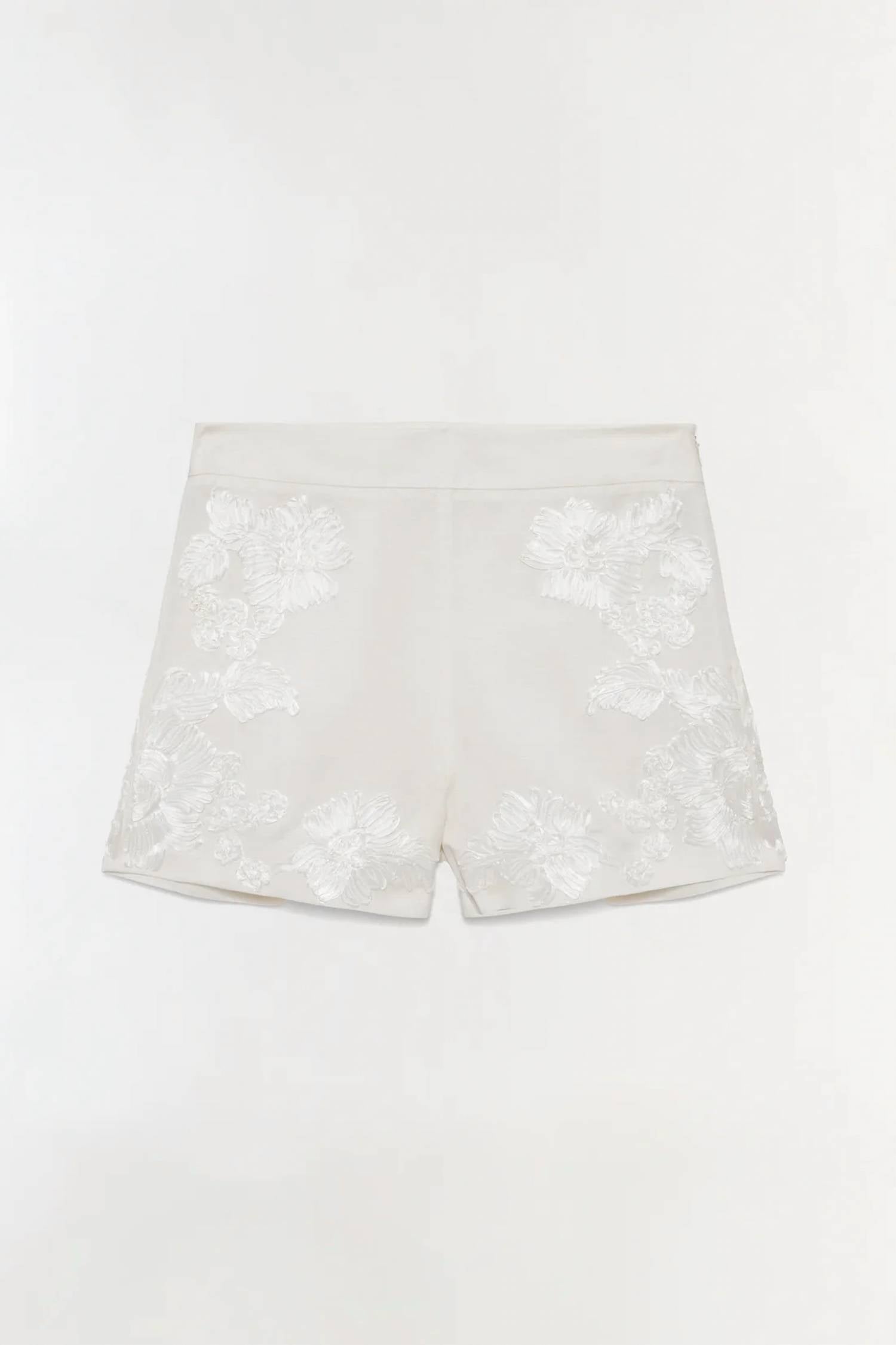 Jonathan Simkhai - Sammie Soutache Linen Short