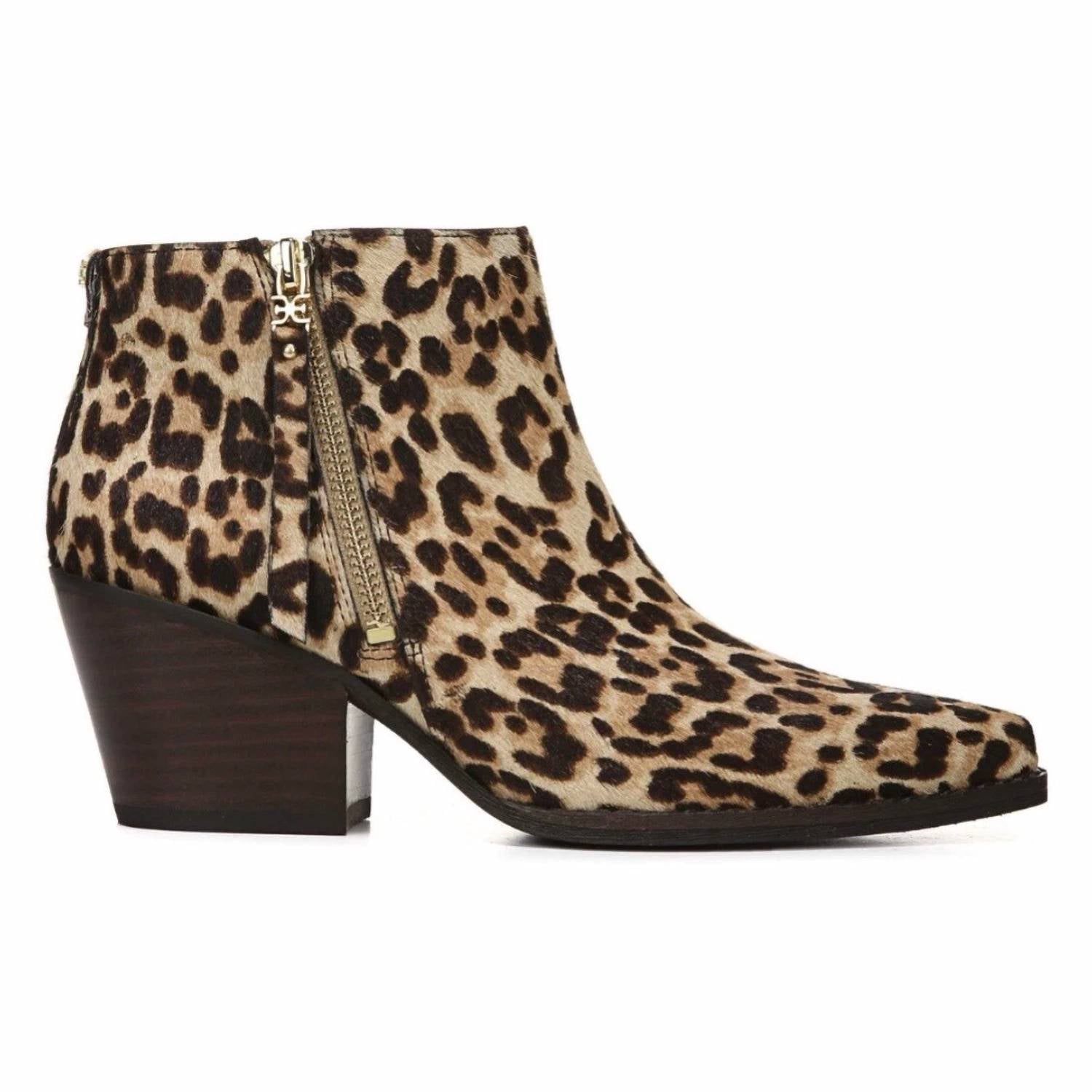 Sam Edelman Women's Walden Genuine Calf Hair Bootie in sand - women's shoe - alternate view