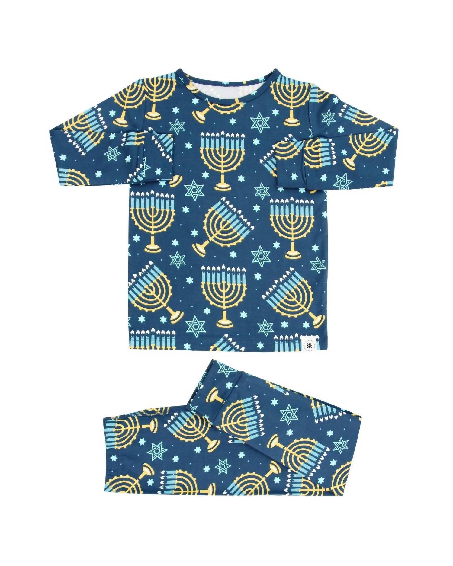 Sweet Bamboo - Kid's Ora Of The Menorah Bamboo Pajama Set