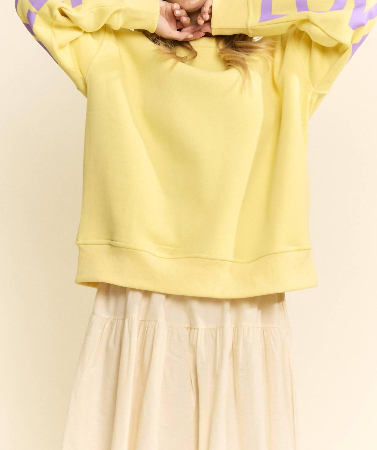 Jade By Jane - Love Yourself Be Yourself Oversized Sweatshirt
