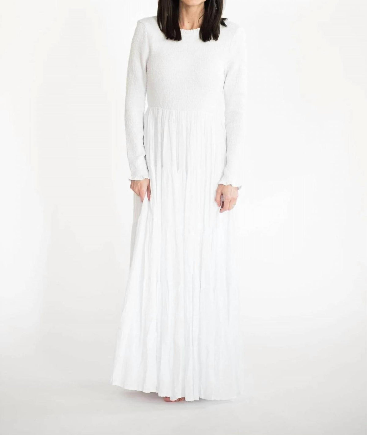 Tea N Rose - Smocked Top Temple Dress