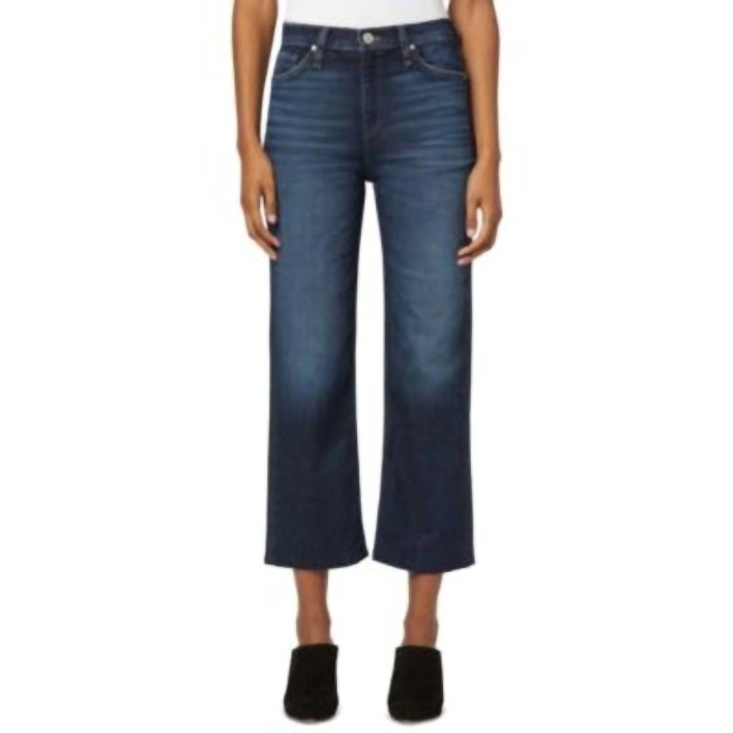 Hudson - Remi High Rise Straight Crop Jeans