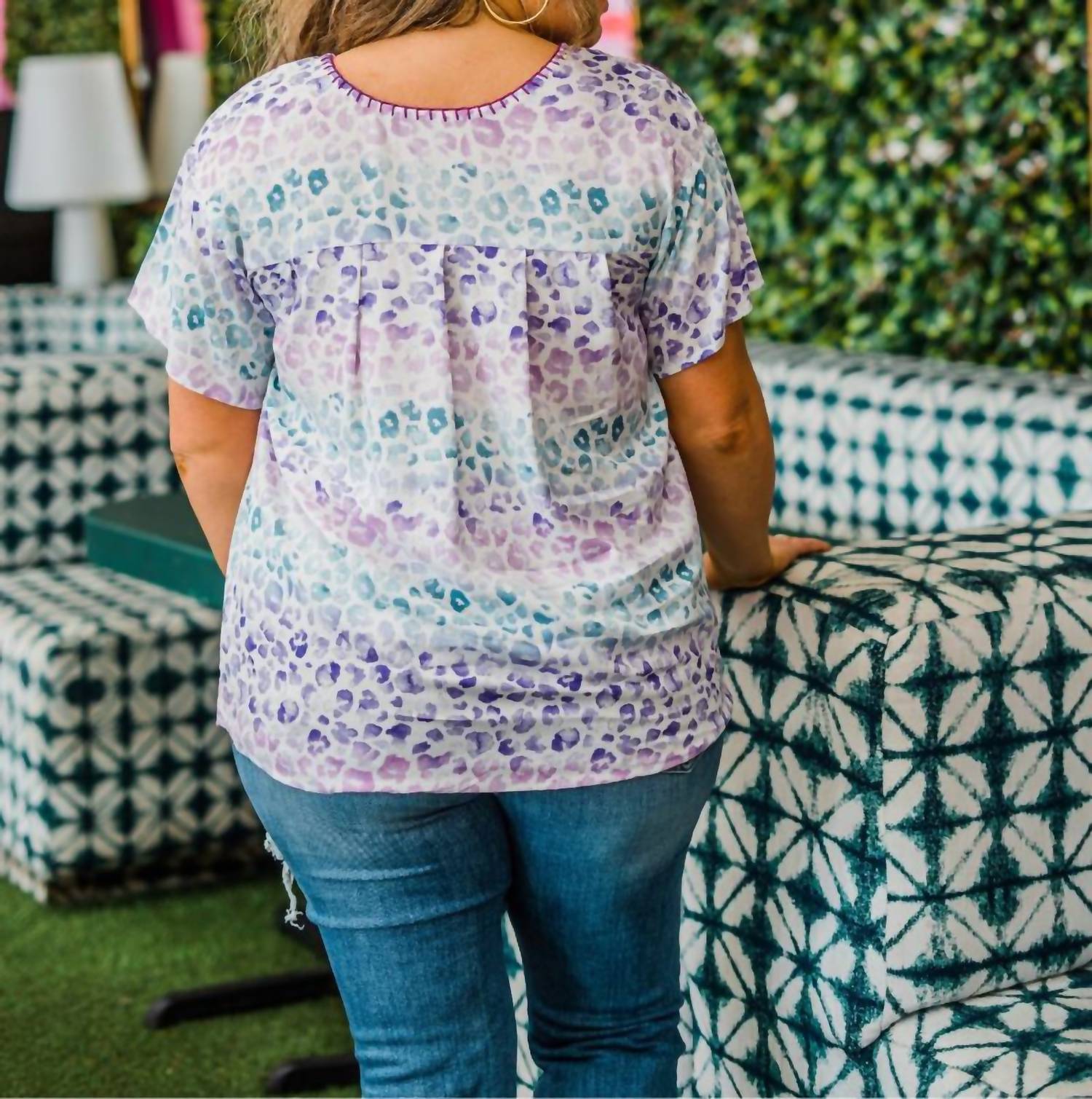 Layerz Clothing - Floral Embroidered Top