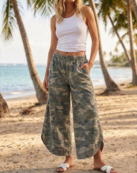 Lovlov - Ruffle Wide Leg Pants
