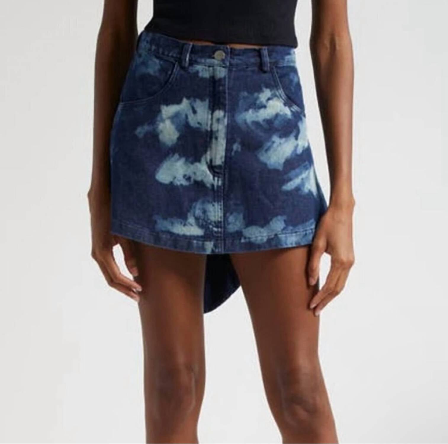 Orire - Bubi Denim Ruffle Mini Skirt