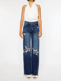 Kancan - Jules Ultra High Rise 90's Flare Jeans