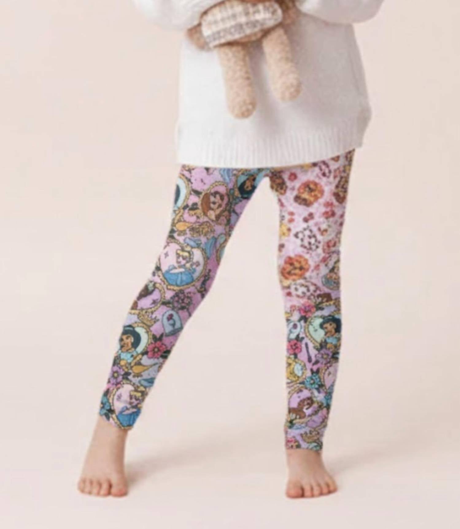 Bubbabeans - Girl's Princess Love Leggings