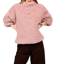 Ivy Jane - Shaggy Fur Popover Top