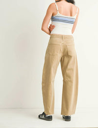 Just Black Denim - Barrel Jean With Seams